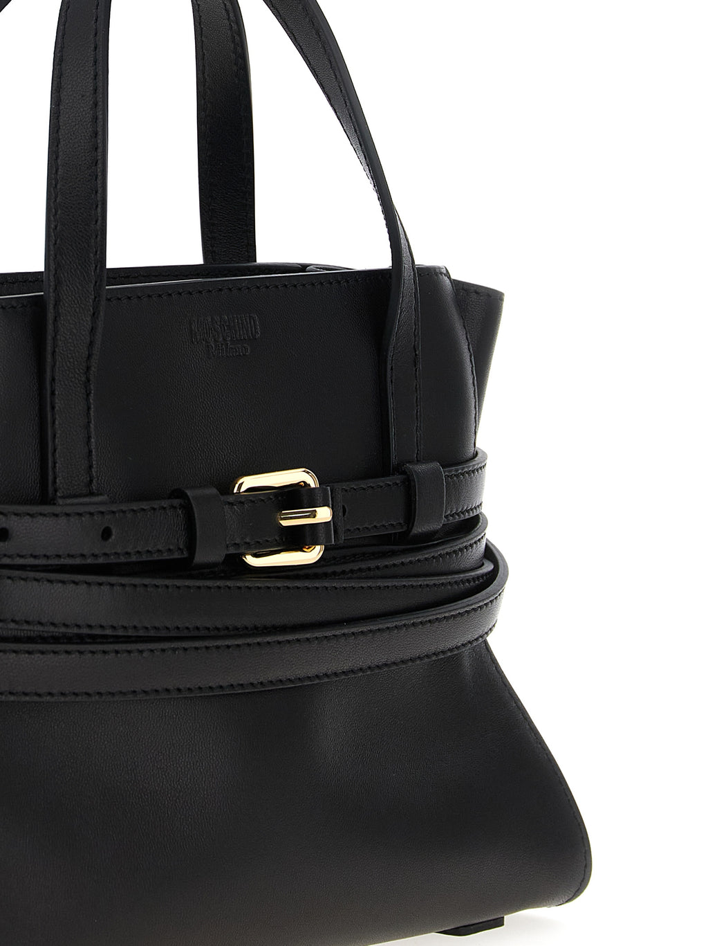 Black Polyester Handbag