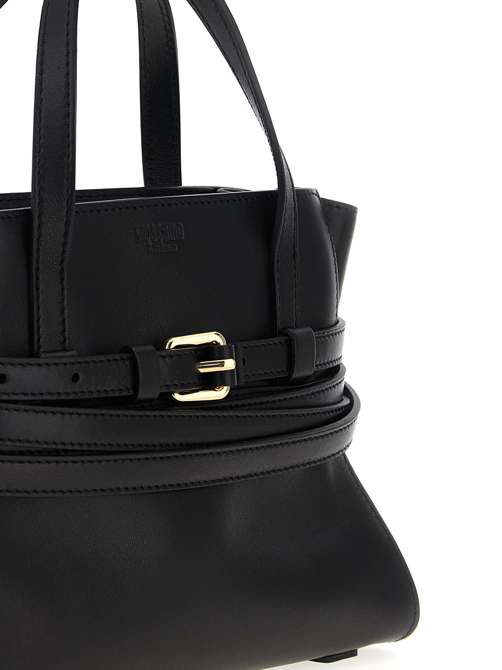 Black Polyester Handbag