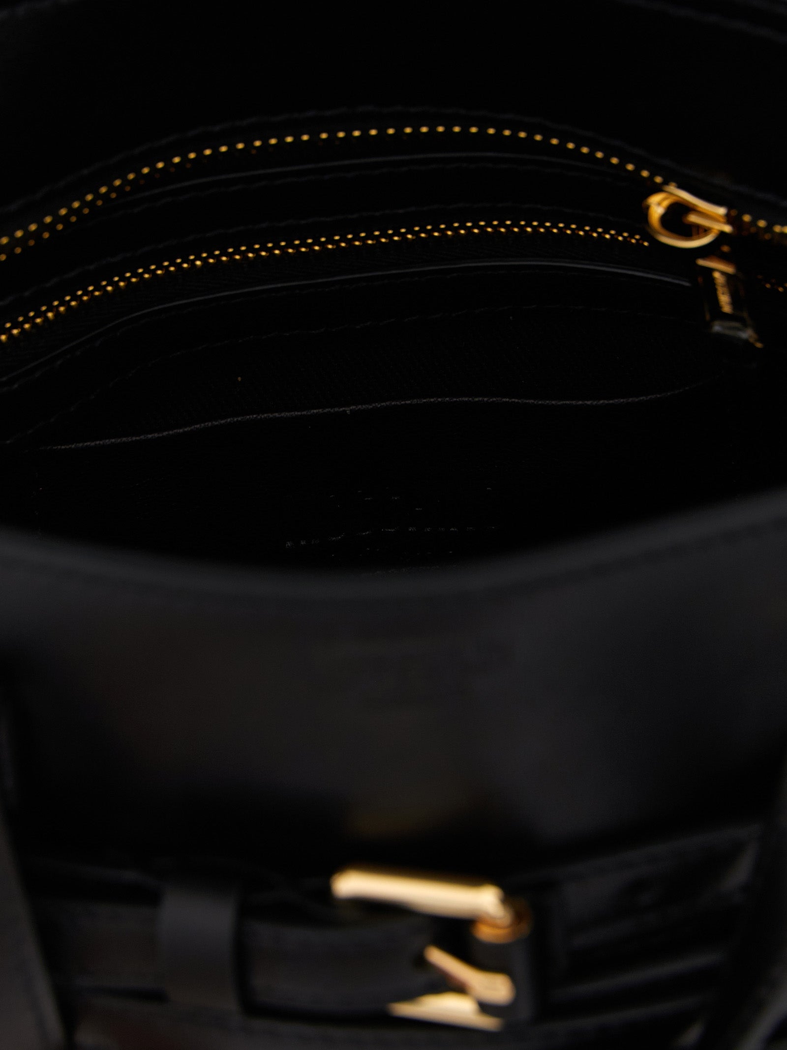Black Polyester Handbag