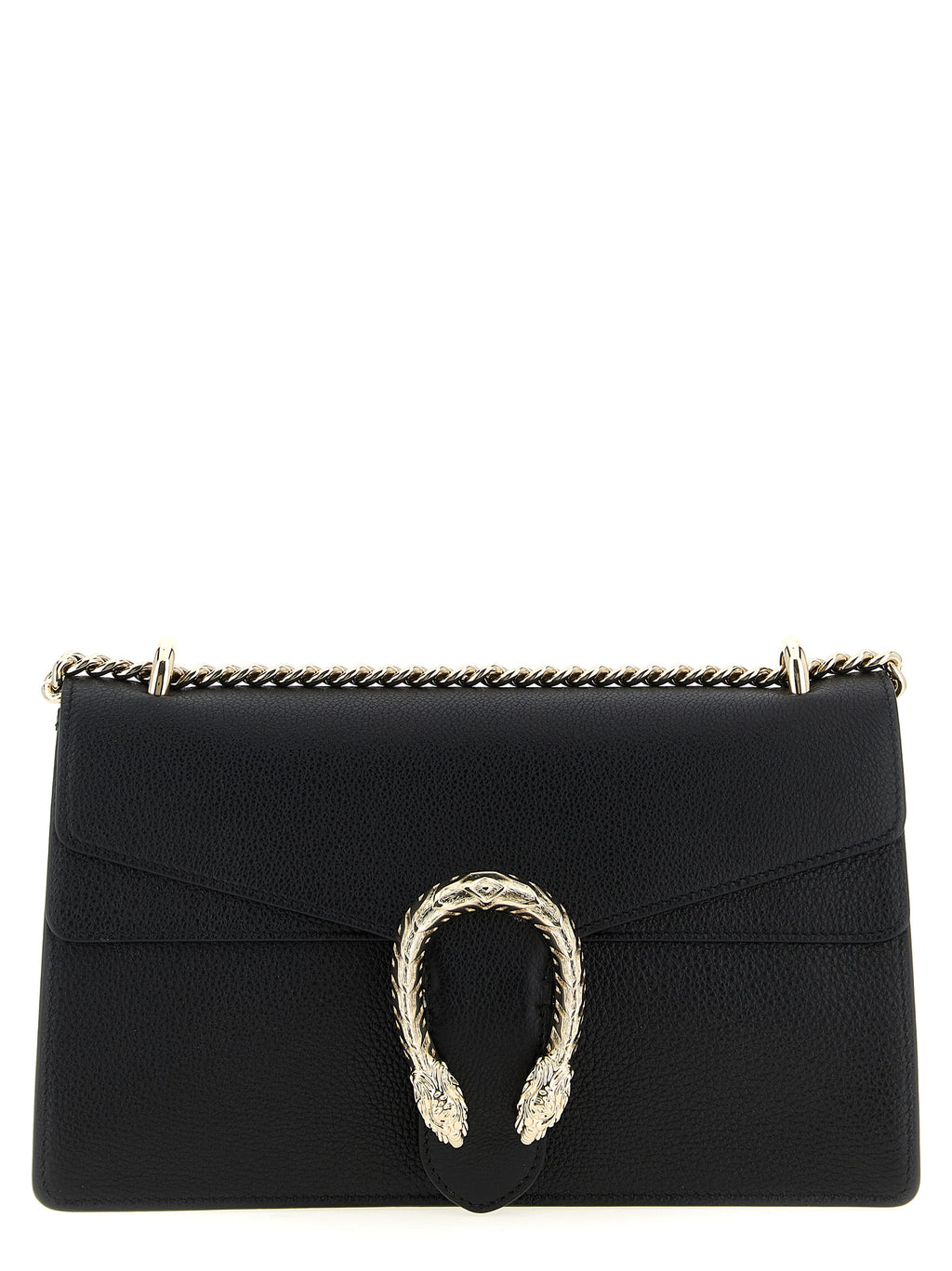Black Calfskin Shoulder Bag