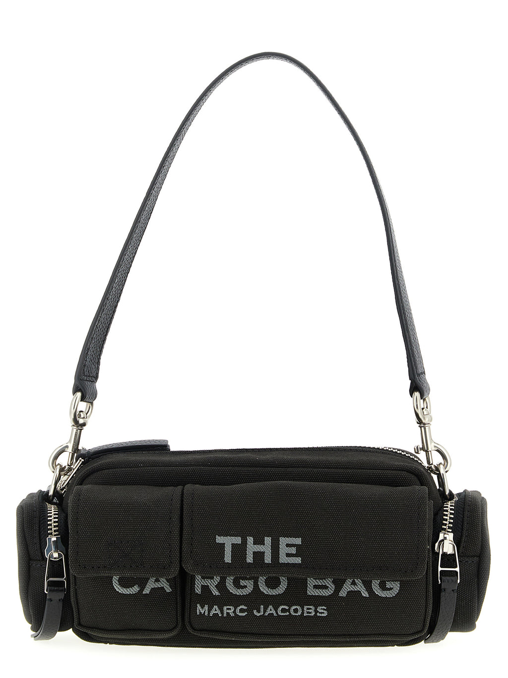 Black Cotton Shoulder Bag