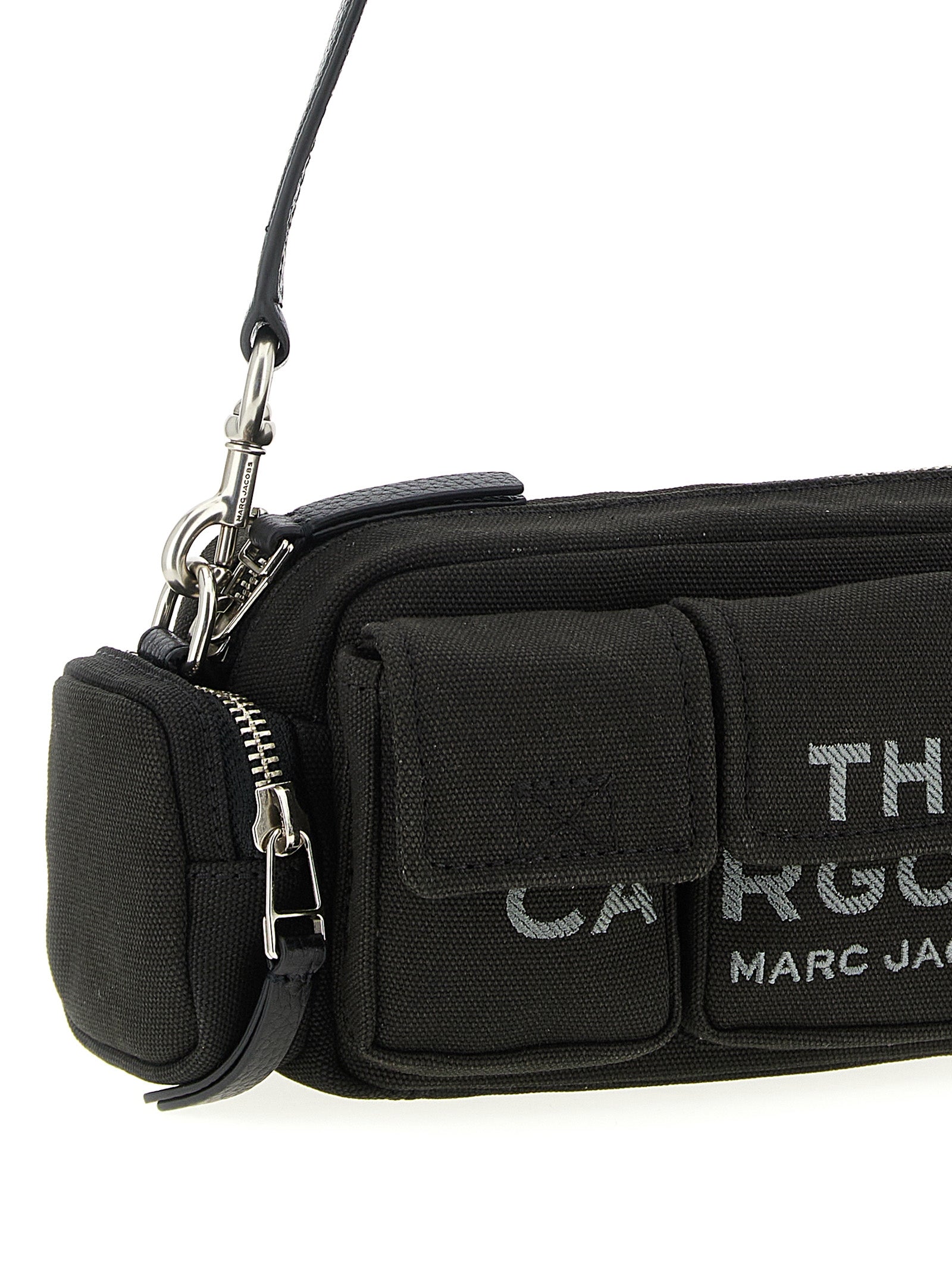 Black Cotton Shoulder Bag