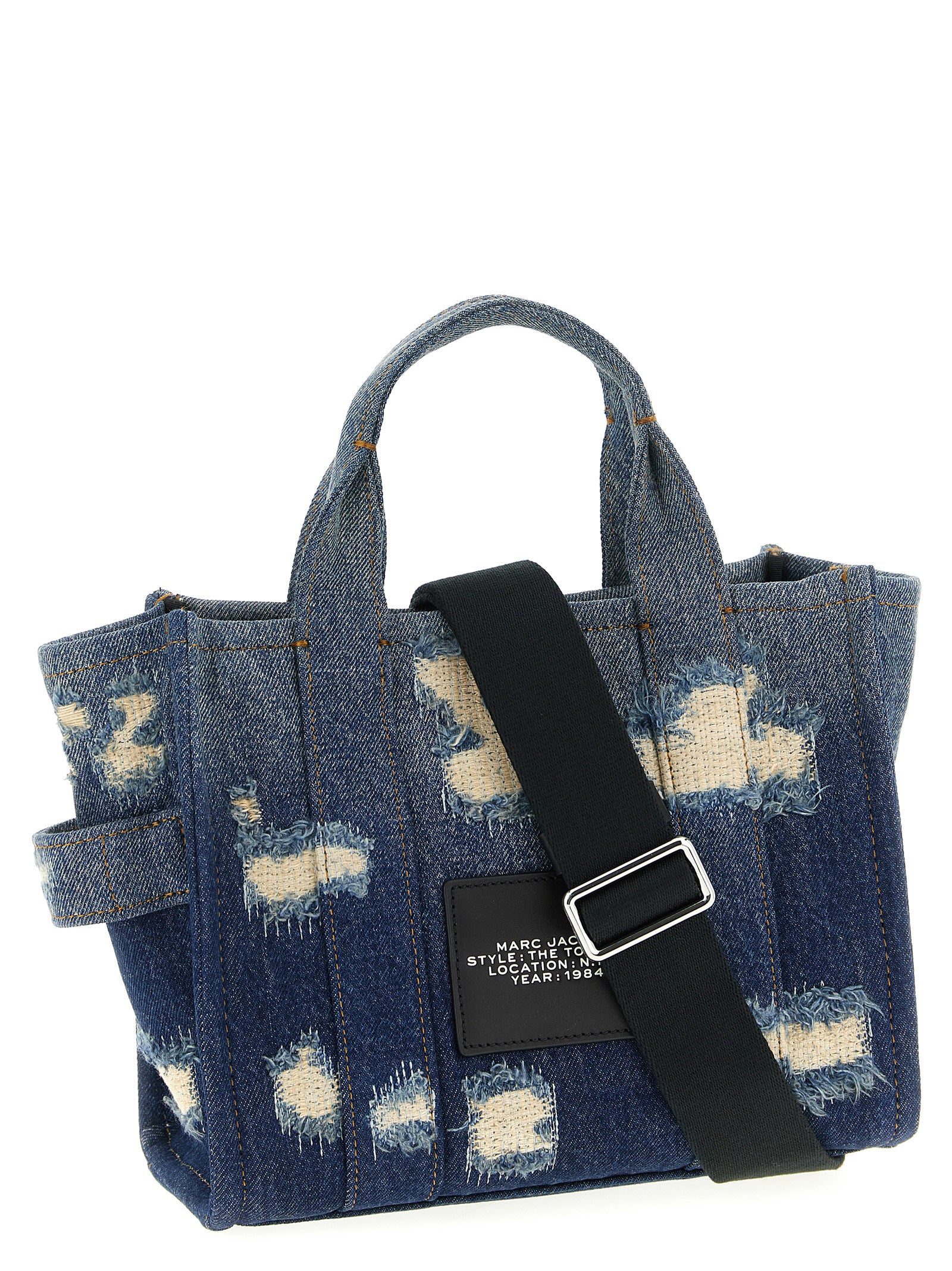 Blue Cotton Tote Bag
