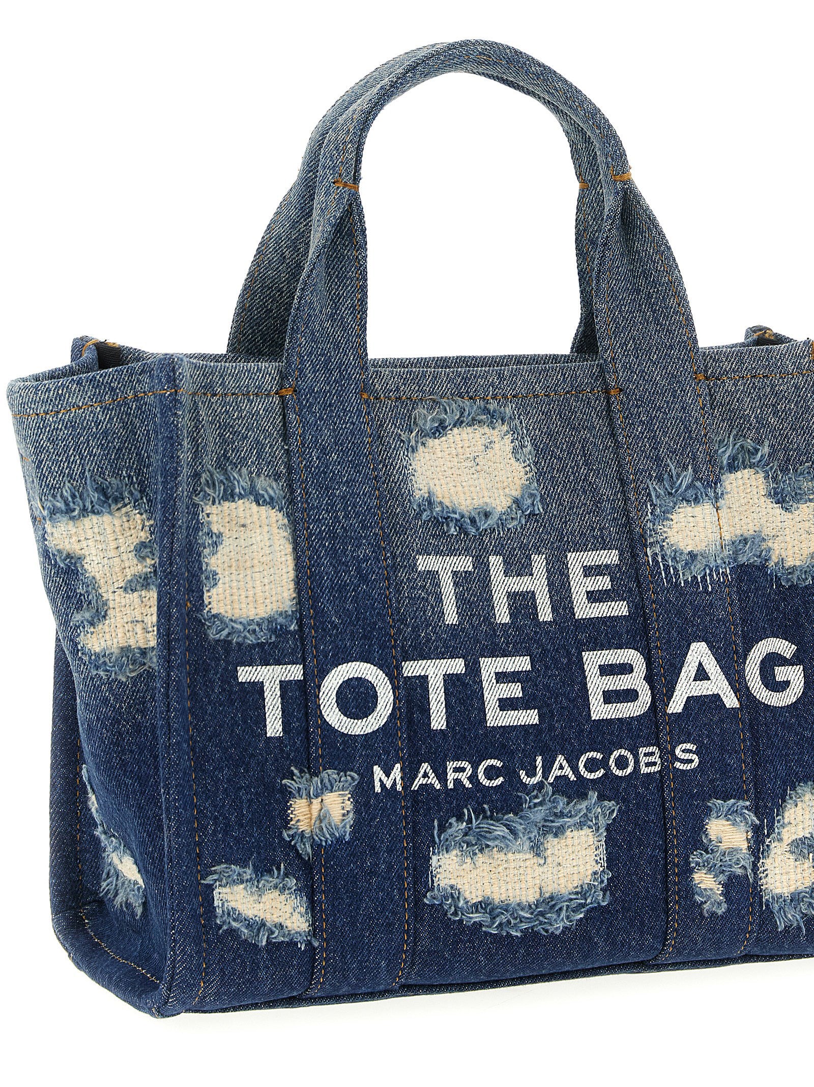 Blue Cotton Tote Bag