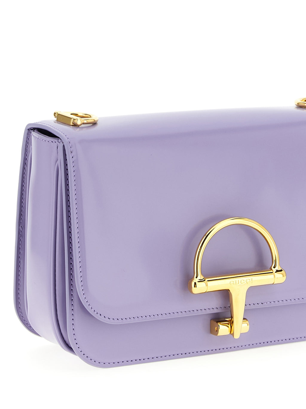 Purple Calfskin Shoulder Bag