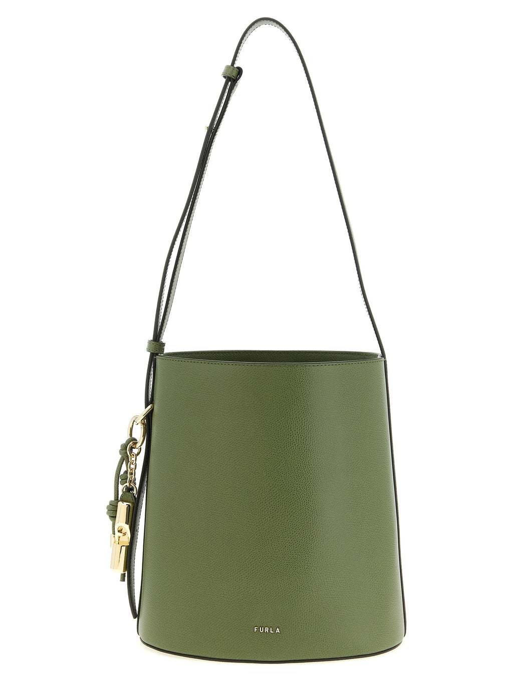 Bicolor Calfskin Shoulder Bag