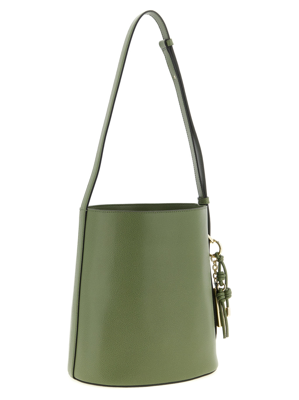 Bicolor Calfskin Shoulder Bag