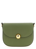 Bicolor Calfskin Crossbody Bag
