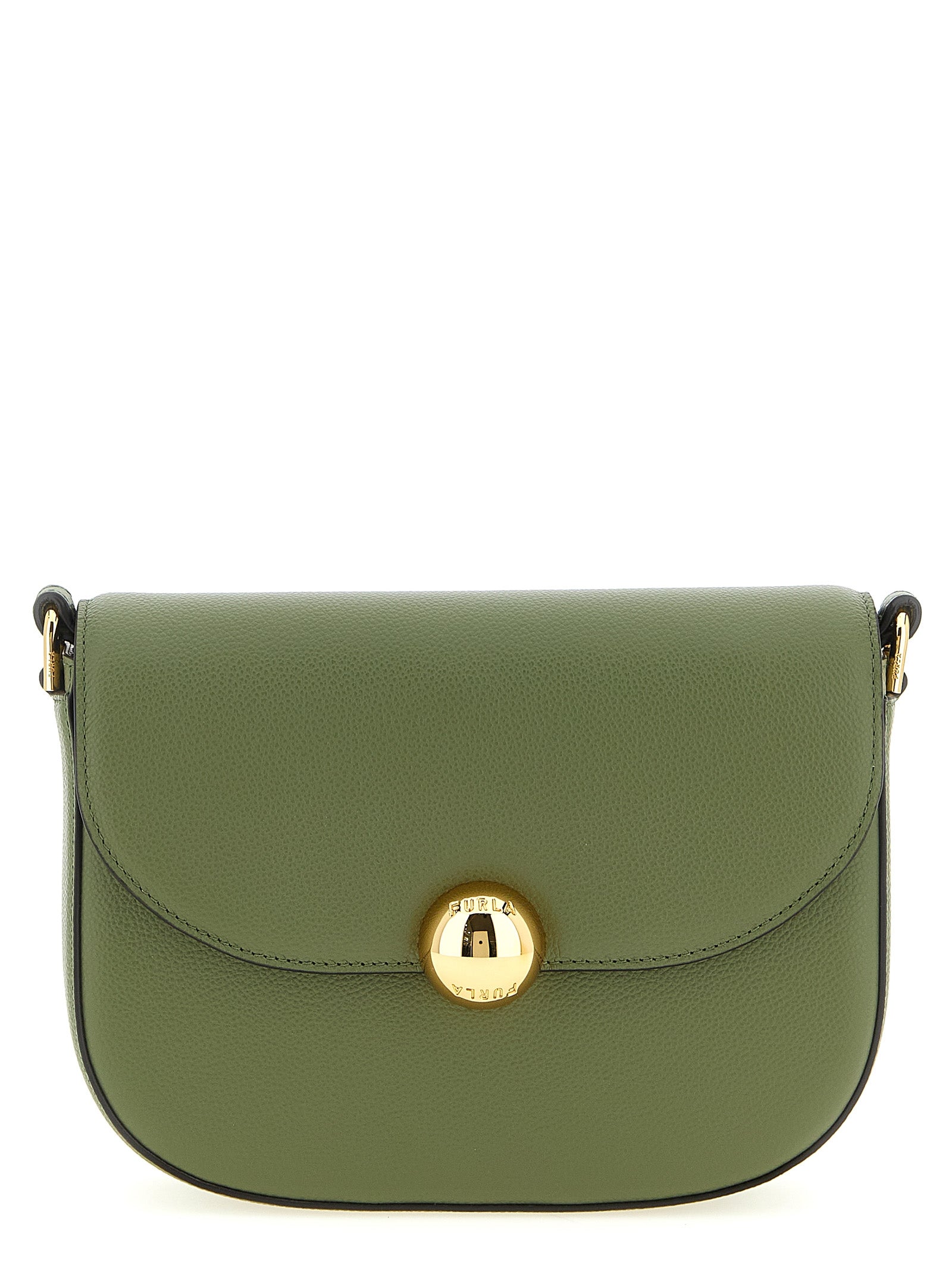 Bicolor Calfskin Crossbody Bag