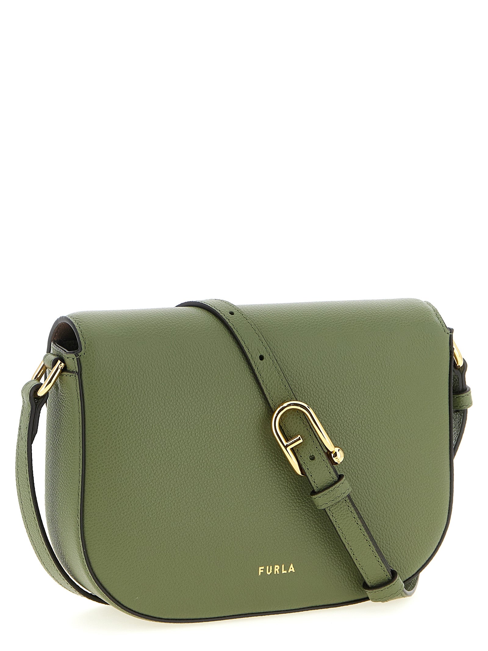 Bicolor Calfskin Crossbody Bag