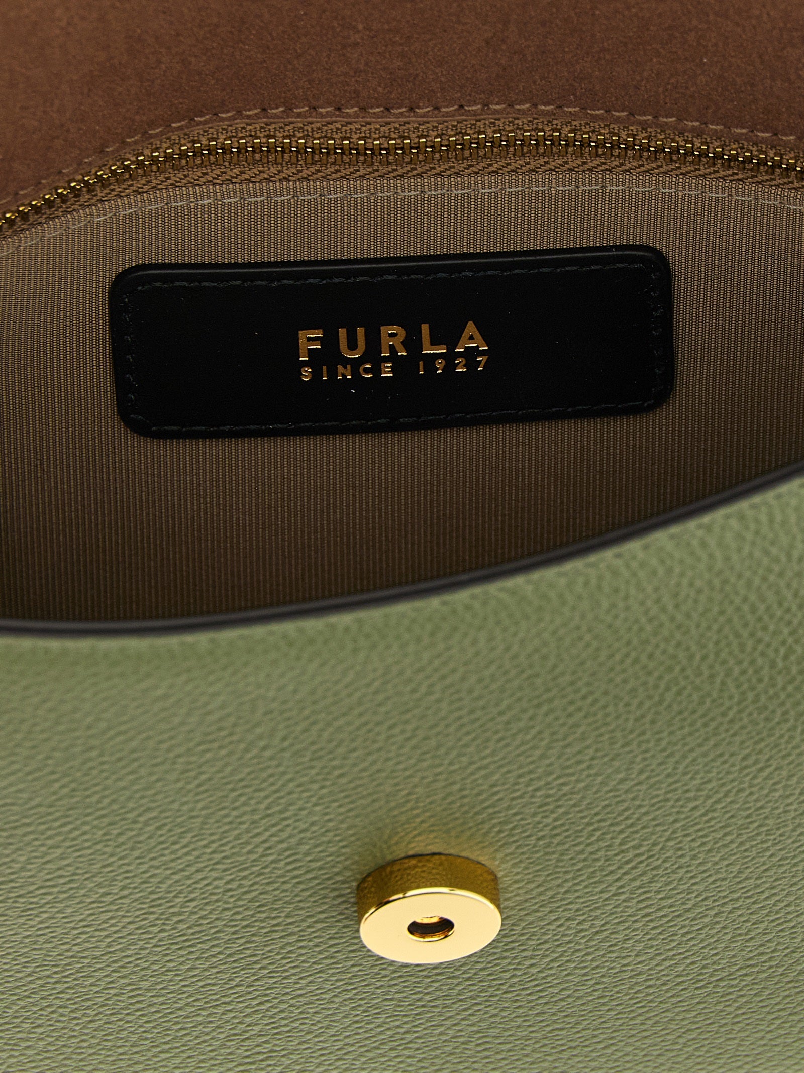 Bicolor Calfskin Crossbody Bag