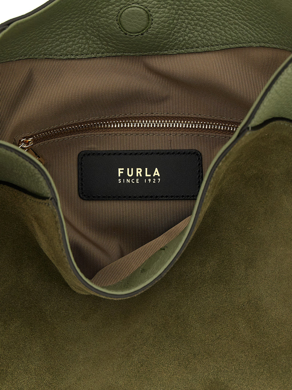 Bicolor Calfskin Shoulder Bag