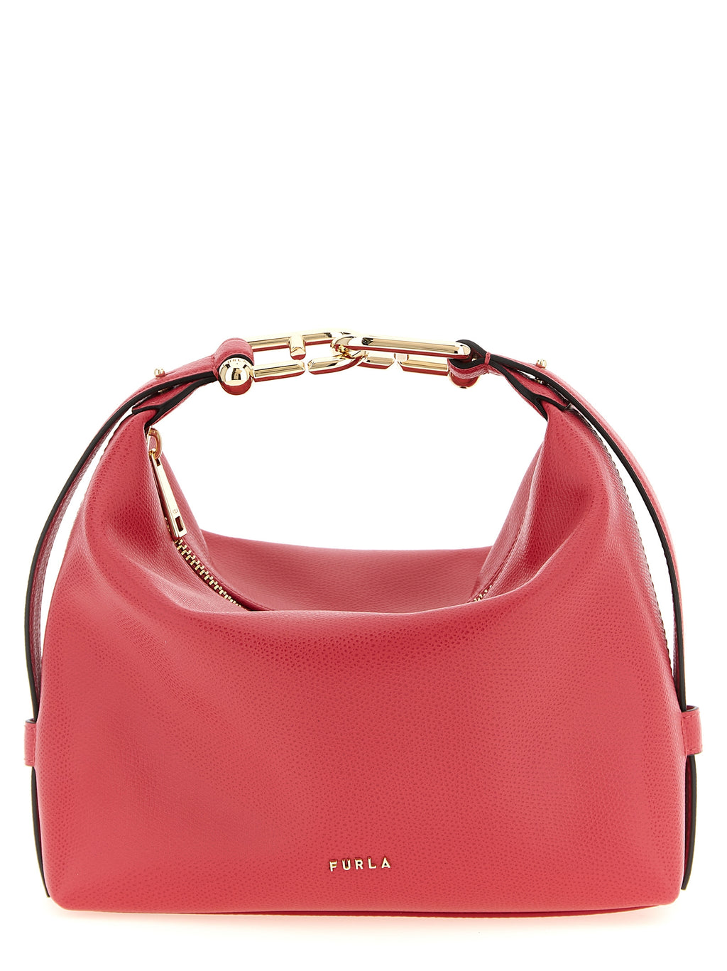 Fuchsia Calfskin Shoulder Bag