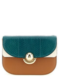 Multicolor Lamb Leather Crossbody Bag
