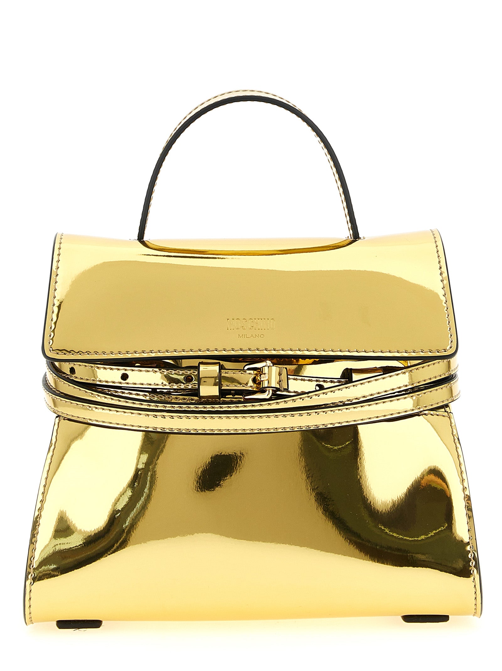 Gold Polyethylene Handbag
