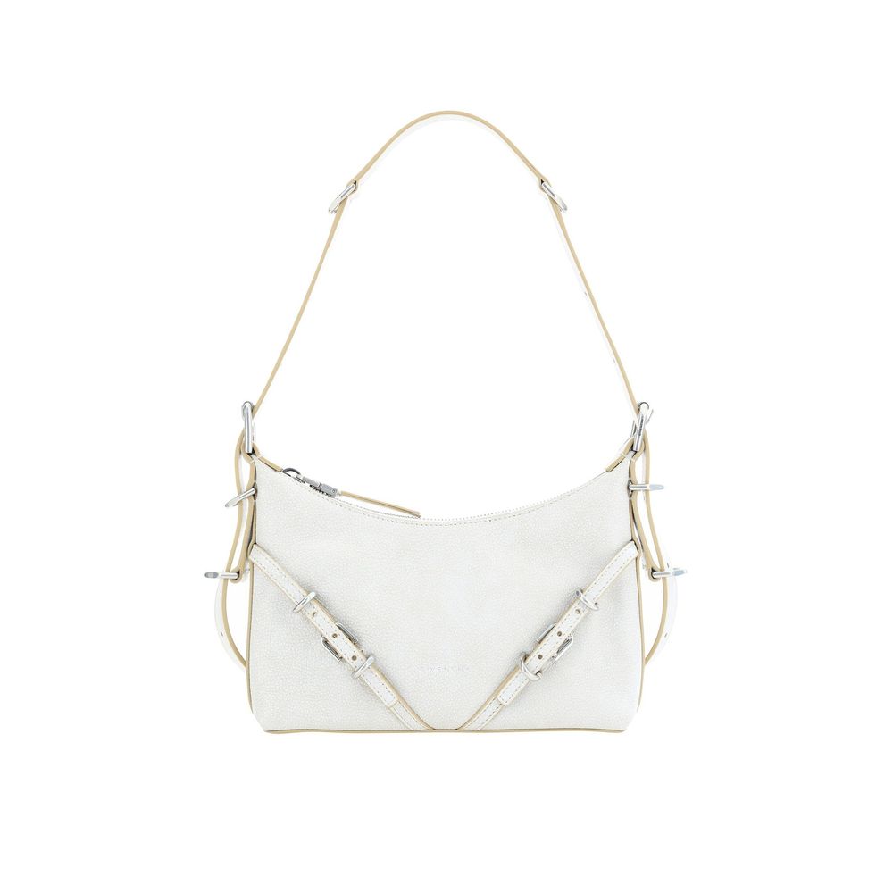 White Leather Shoulder Bag
