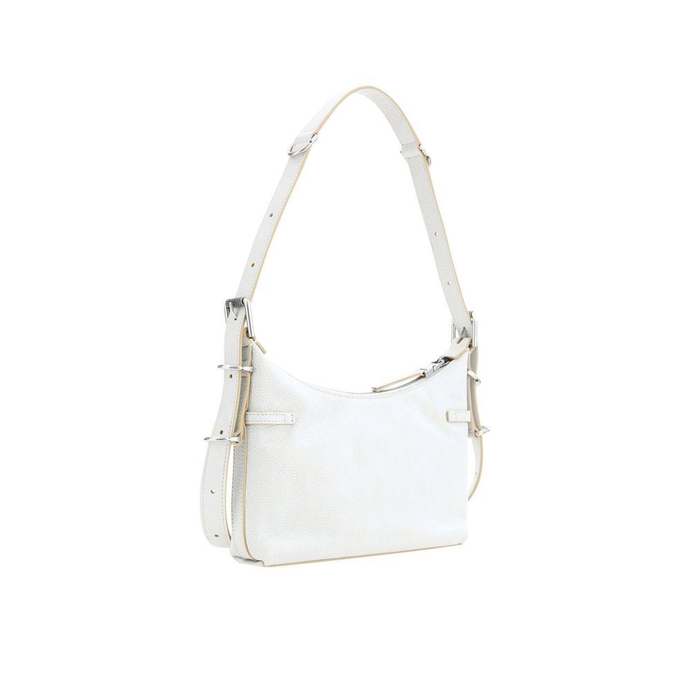 White Leather Shoulder Bag