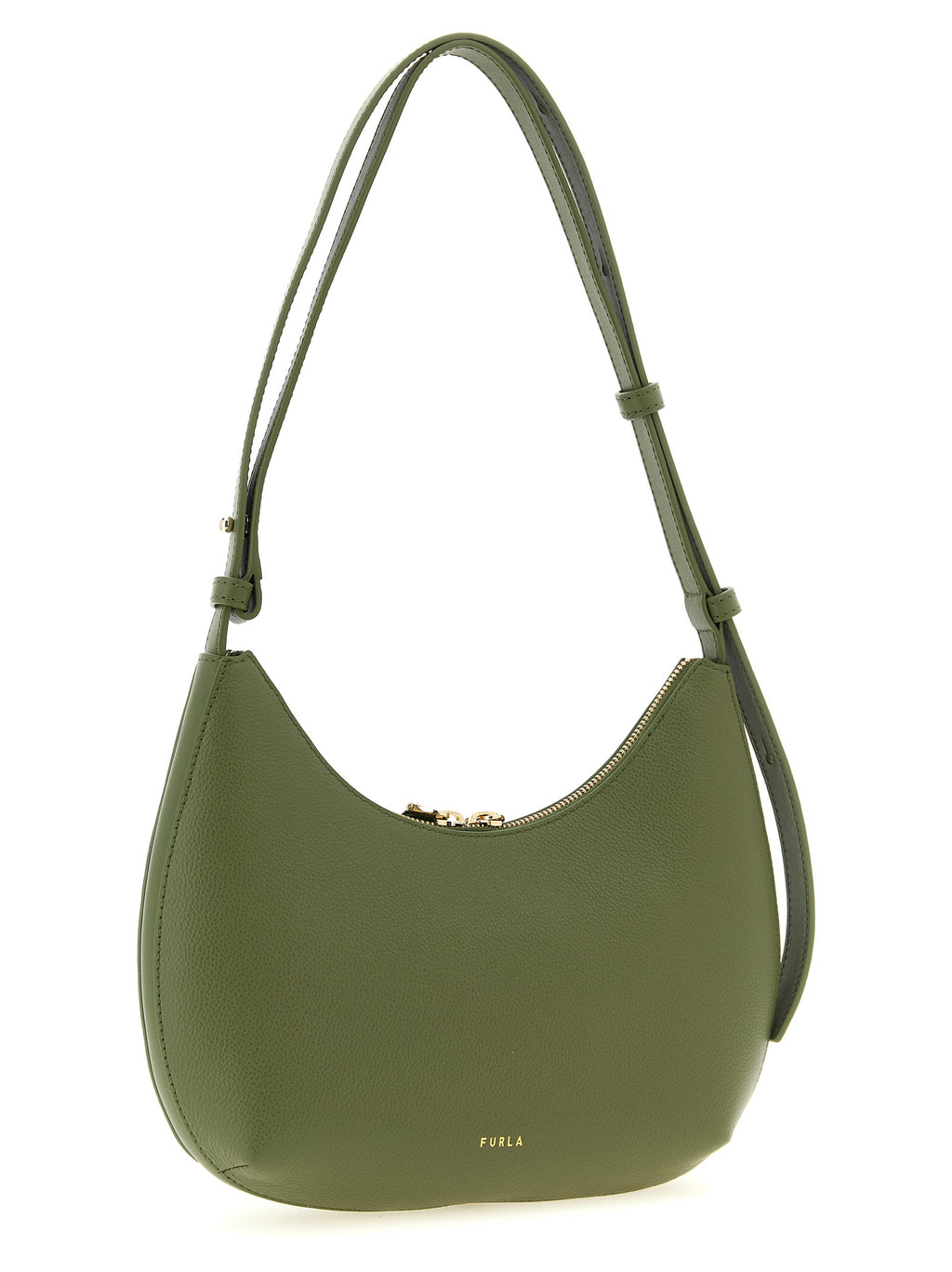 Bicolor Calfskin Shoulder Bag