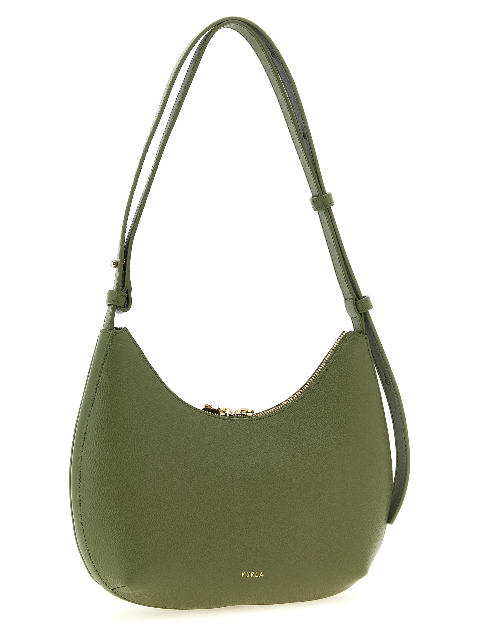 Bicolor Calfskin Shoulder Bag