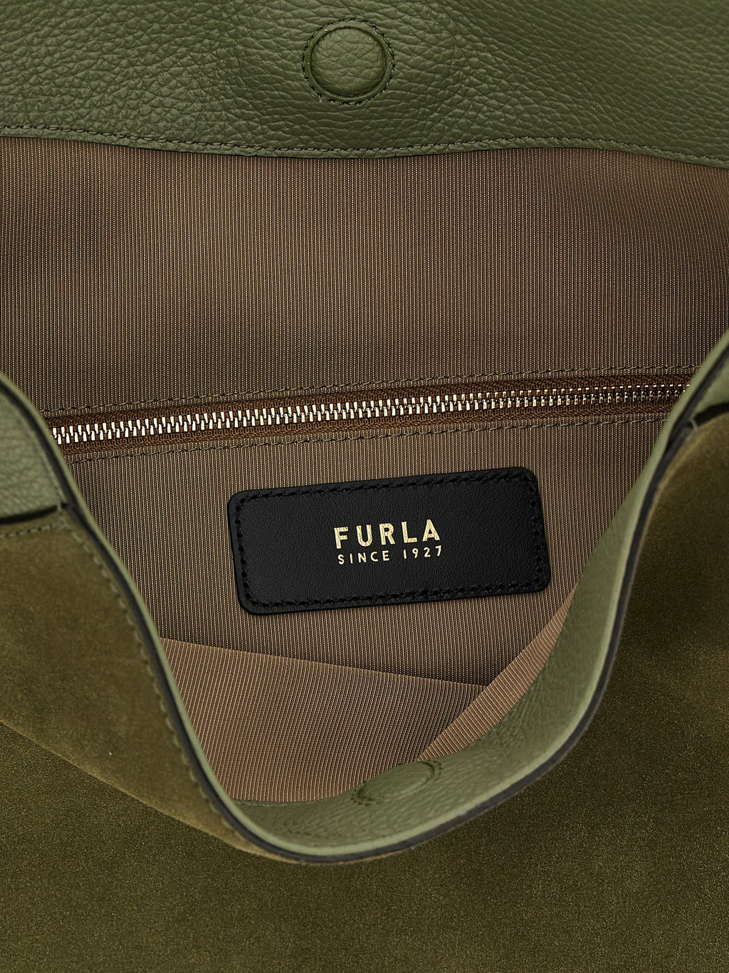 Bicolor Calfskin Shoulder Bag