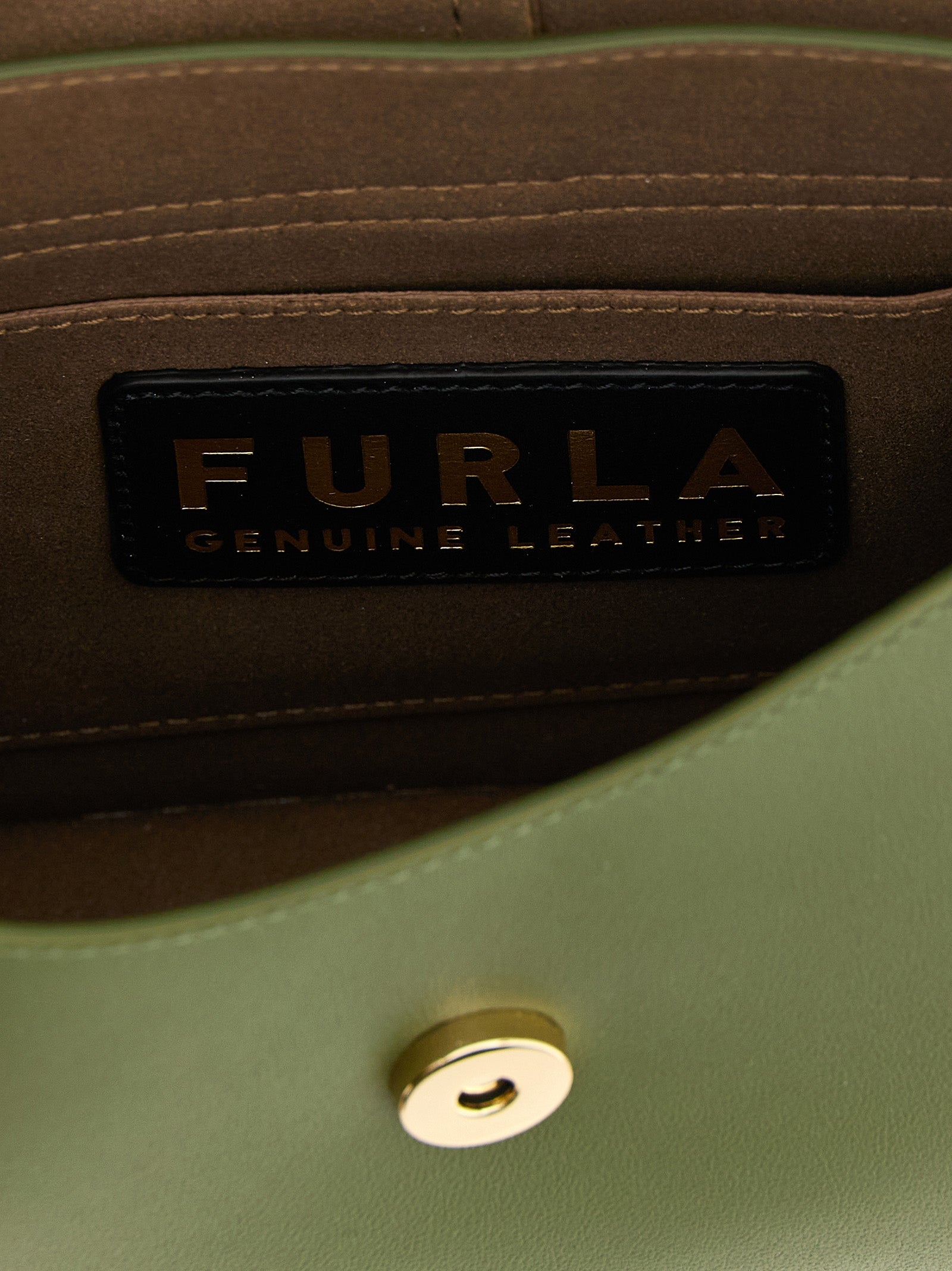 Bicolor Calfskin Shoulder Bag
