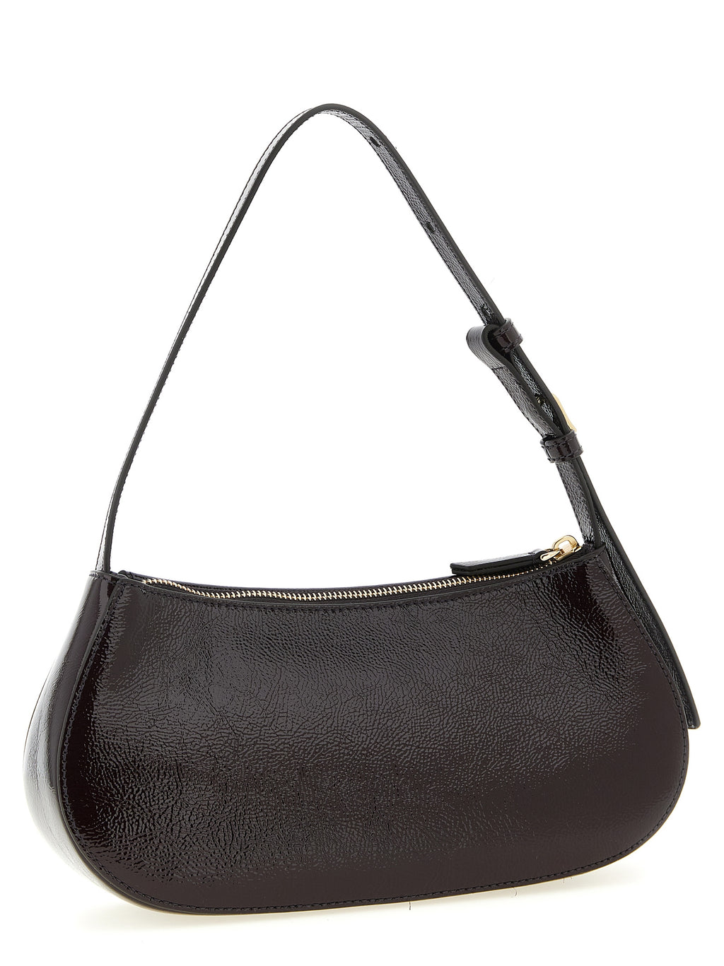 Purple Calfskin Shoulder Bag