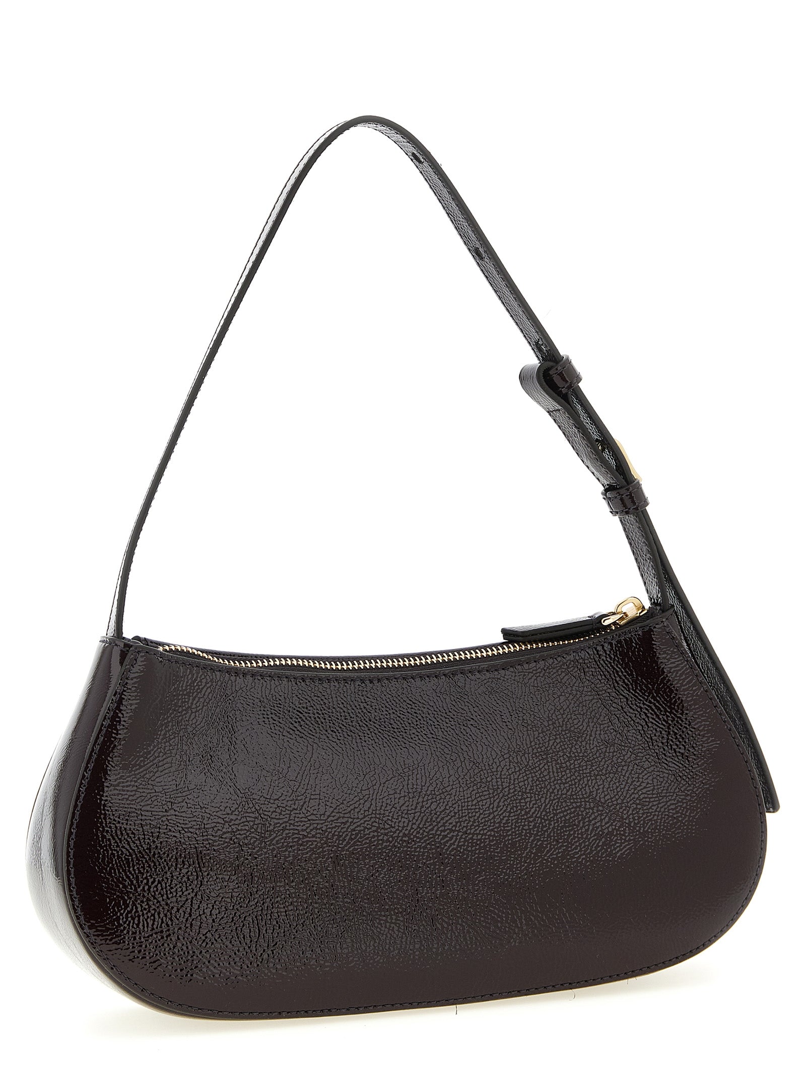 Purple Calfskin Shoulder Bag