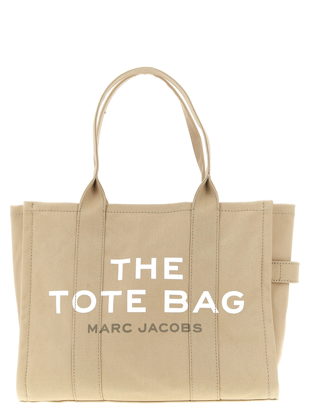 Beige Cotton Tote Bag