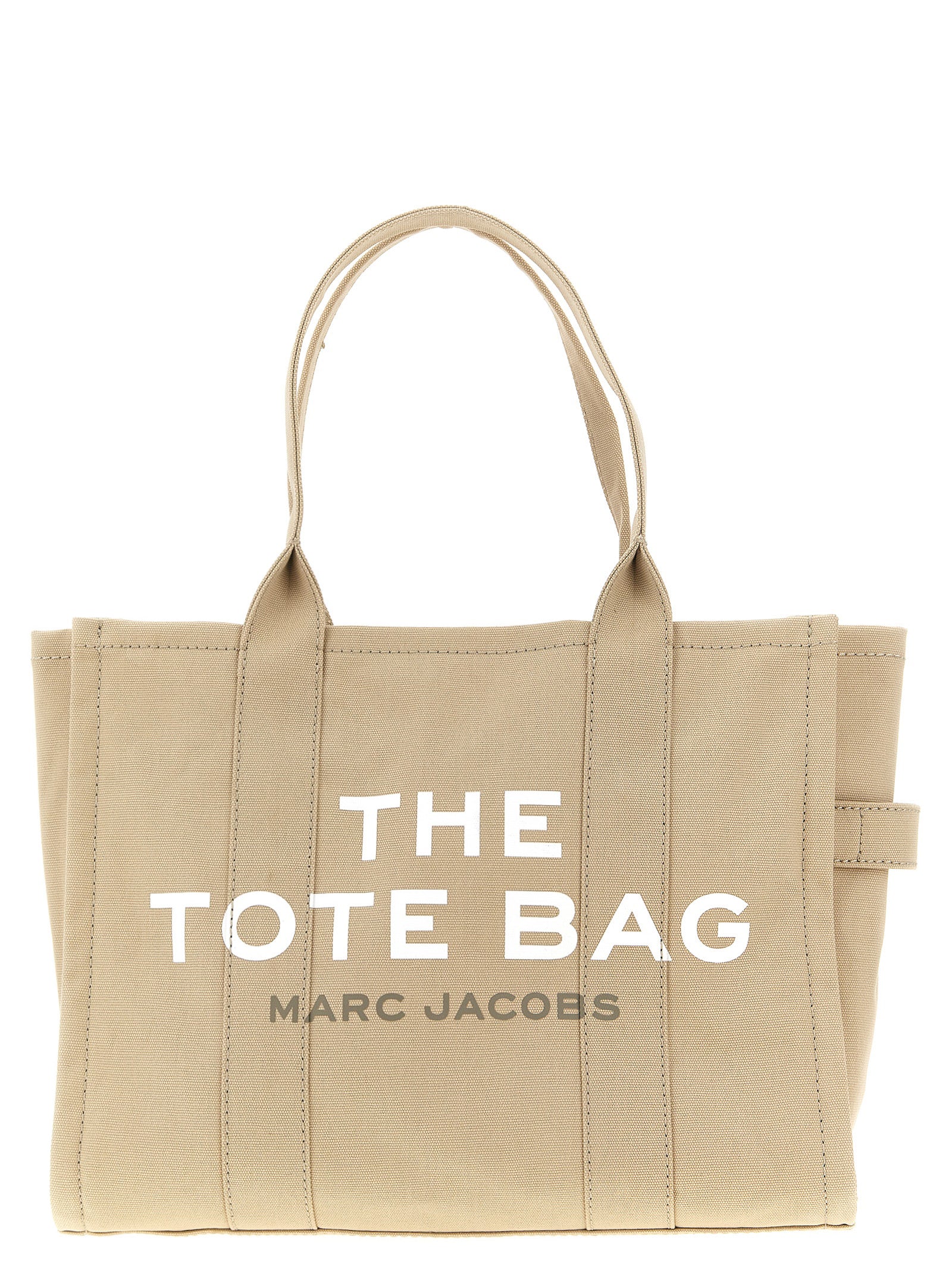 Beige Cotton Tote Bag