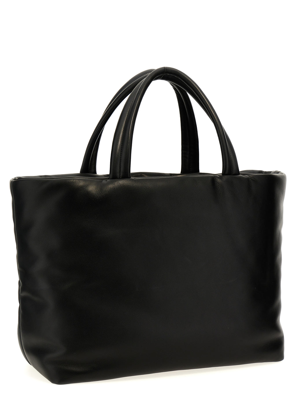 Black Lamb Leather Tote Bag