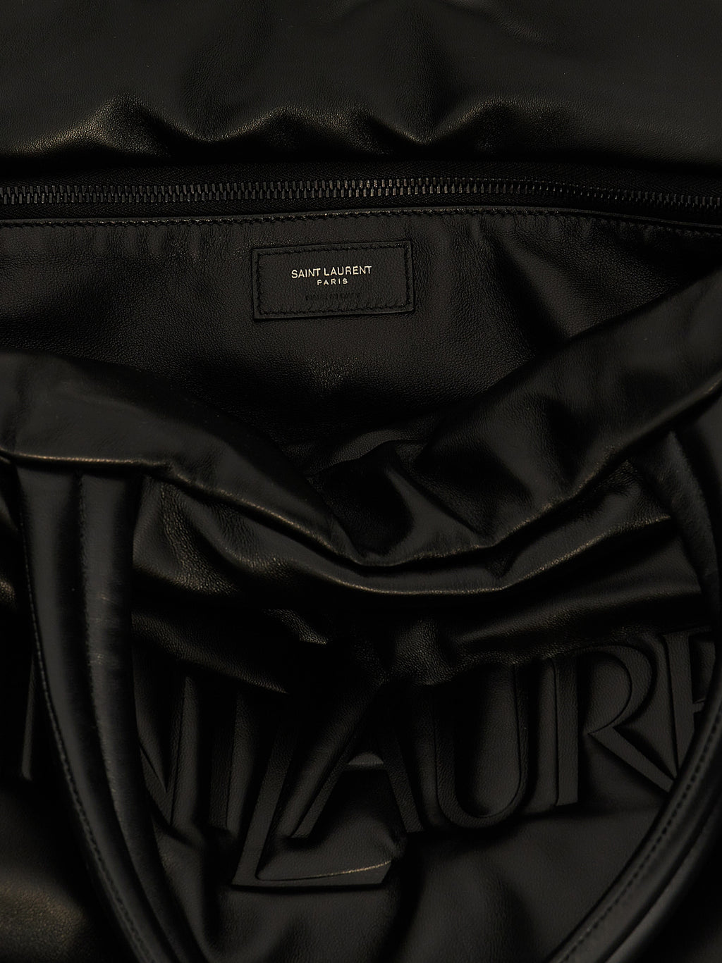 Black Lamb Leather Tote Bag