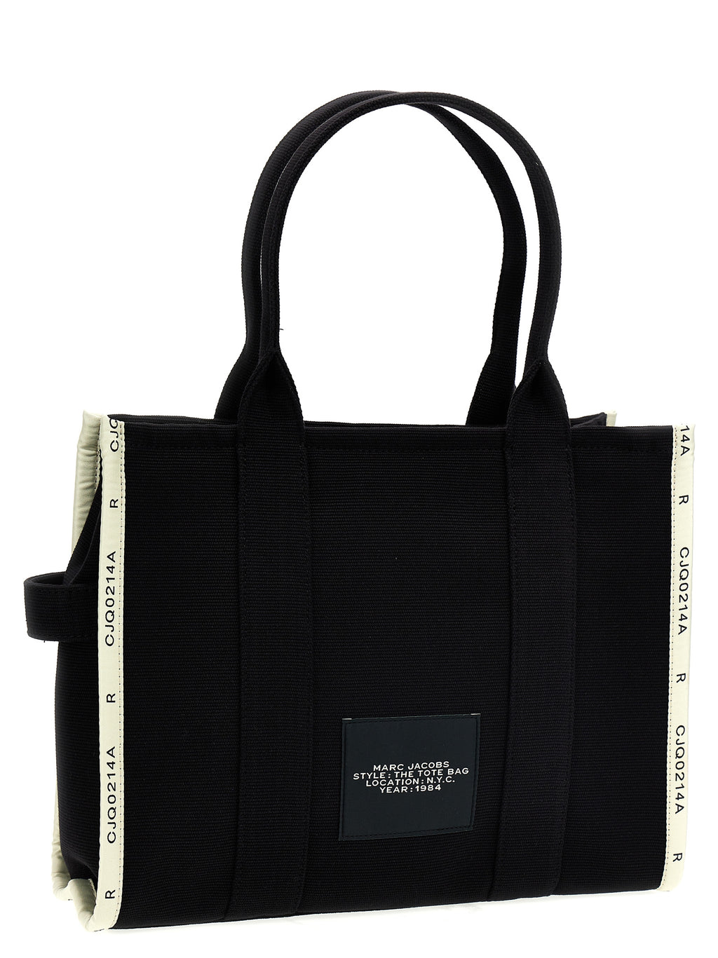 Bicolor Cotton Tote Bag