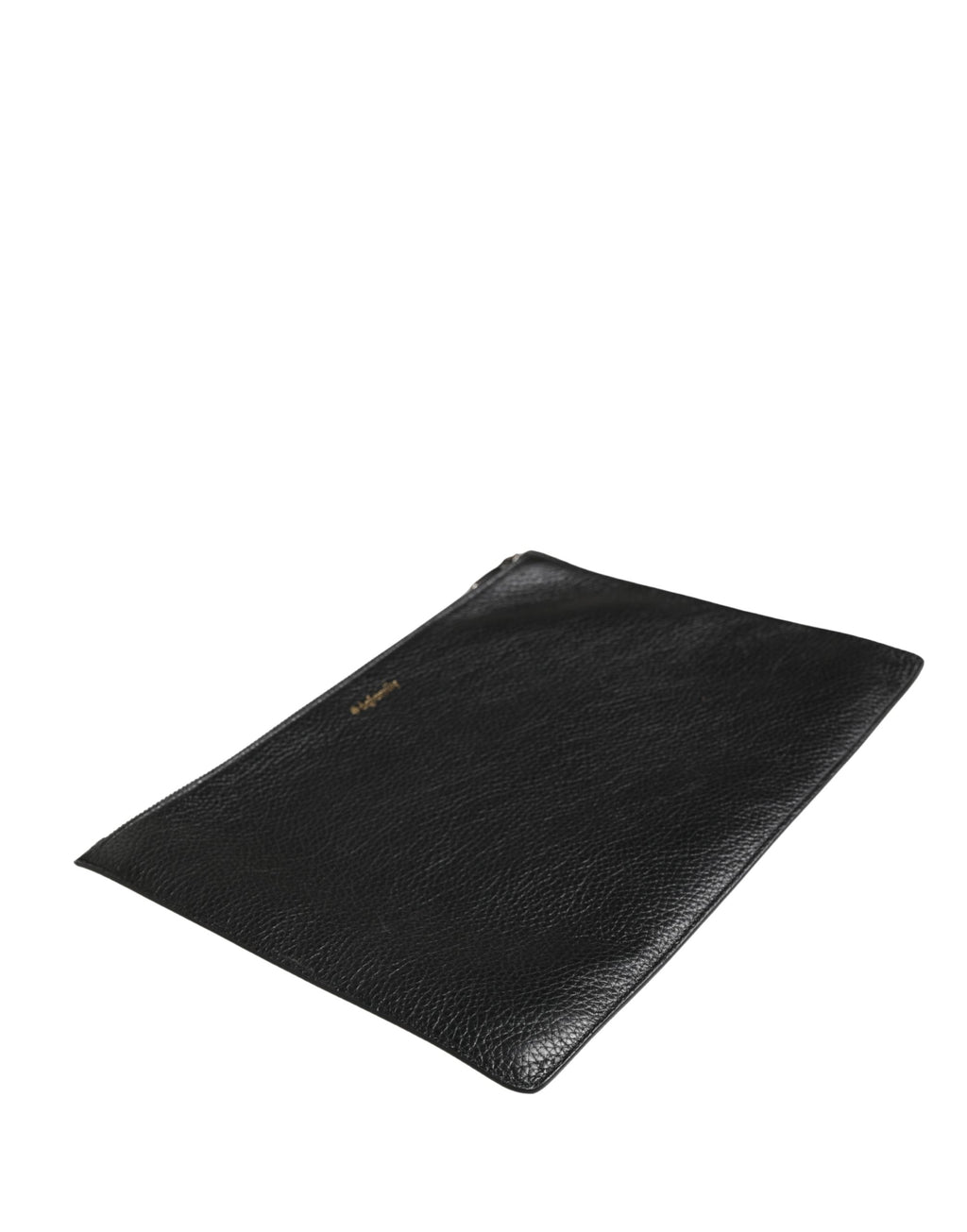 Black #DGFamily Embellished Leather Clutch Borse Bag