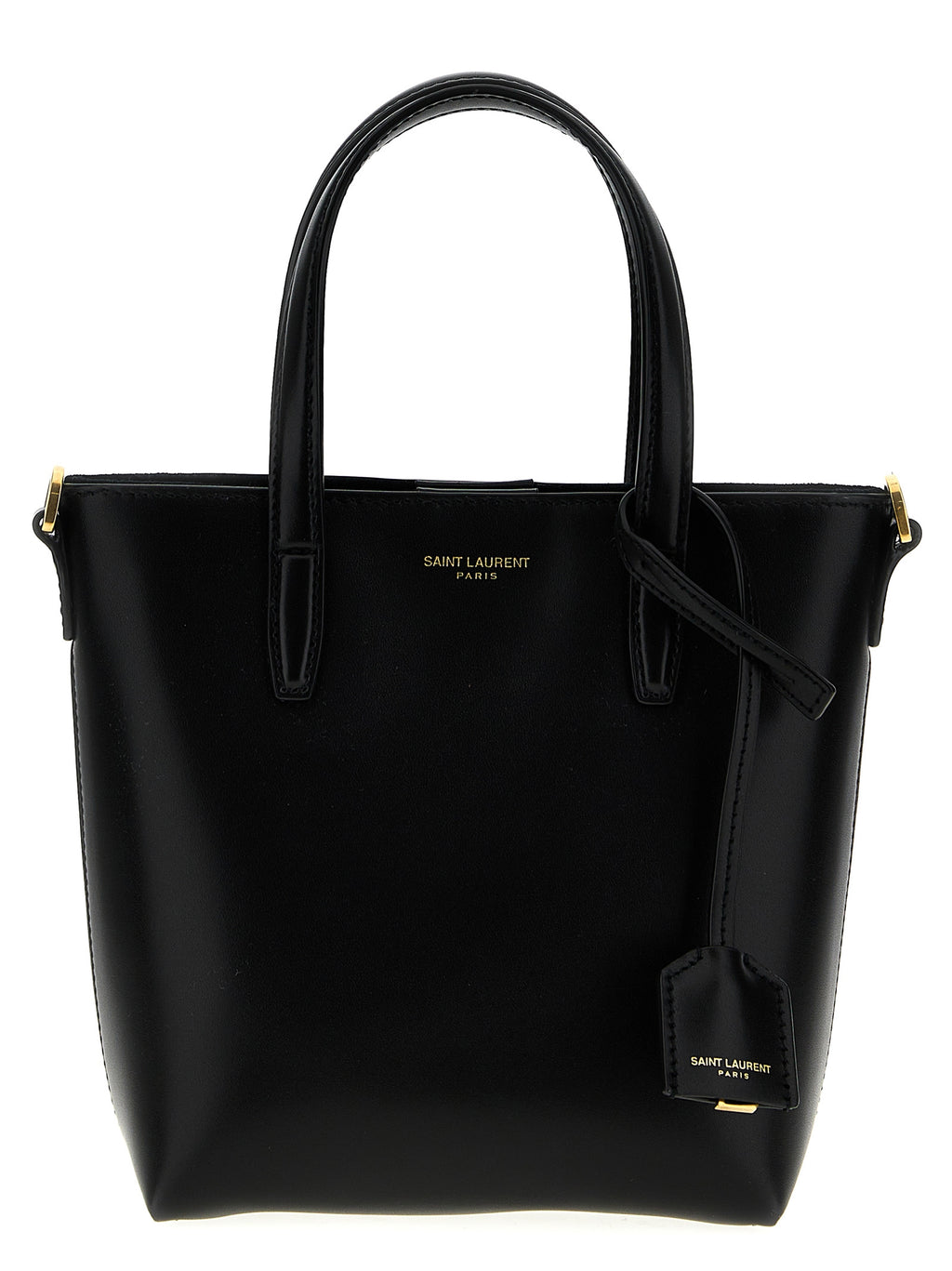Black Calfskin Tote Bag
