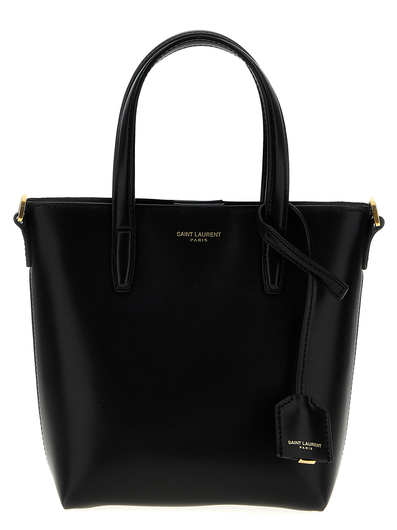 Black Calfskin Tote Bag