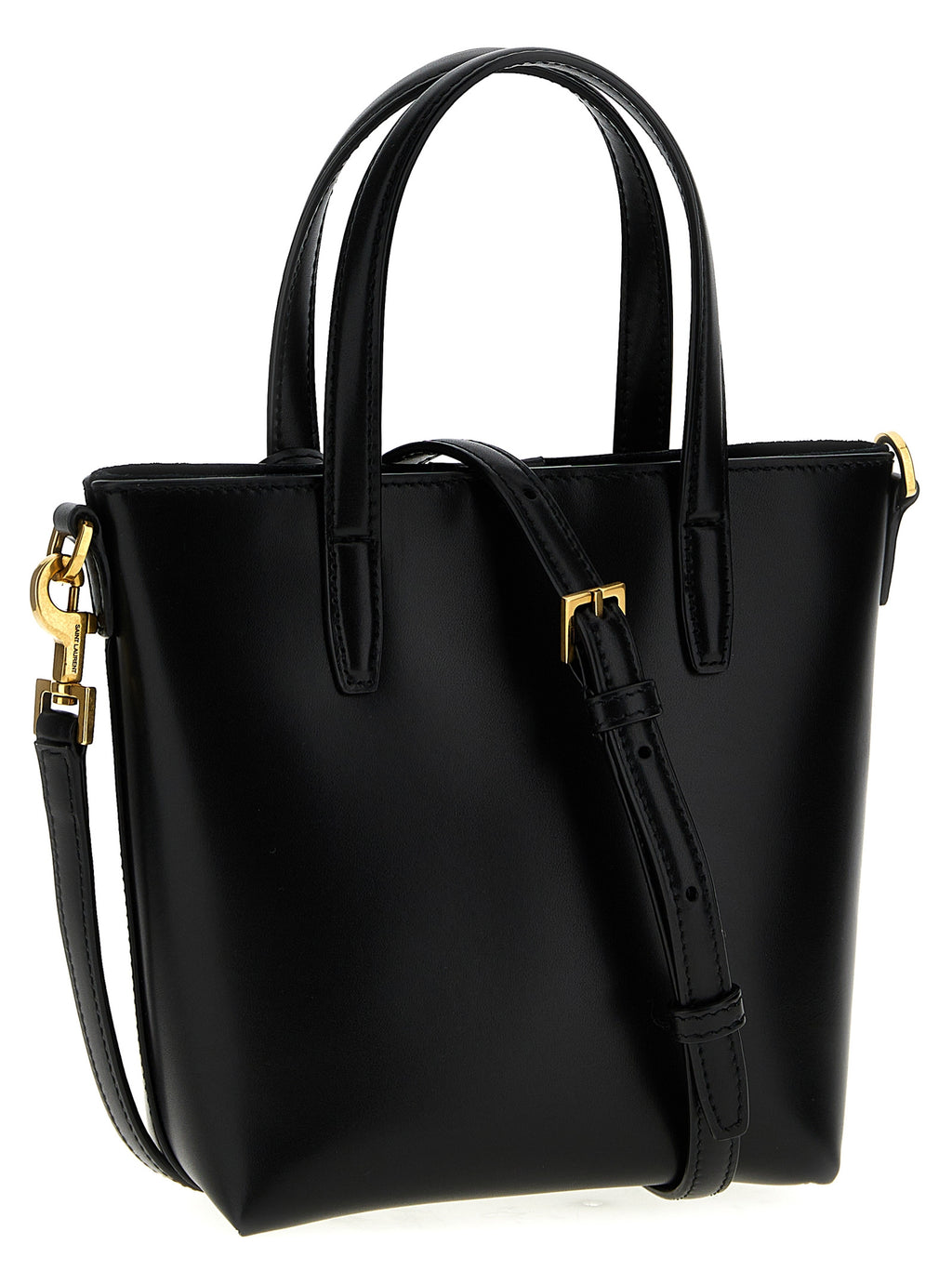 Black Calfskin Tote Bag