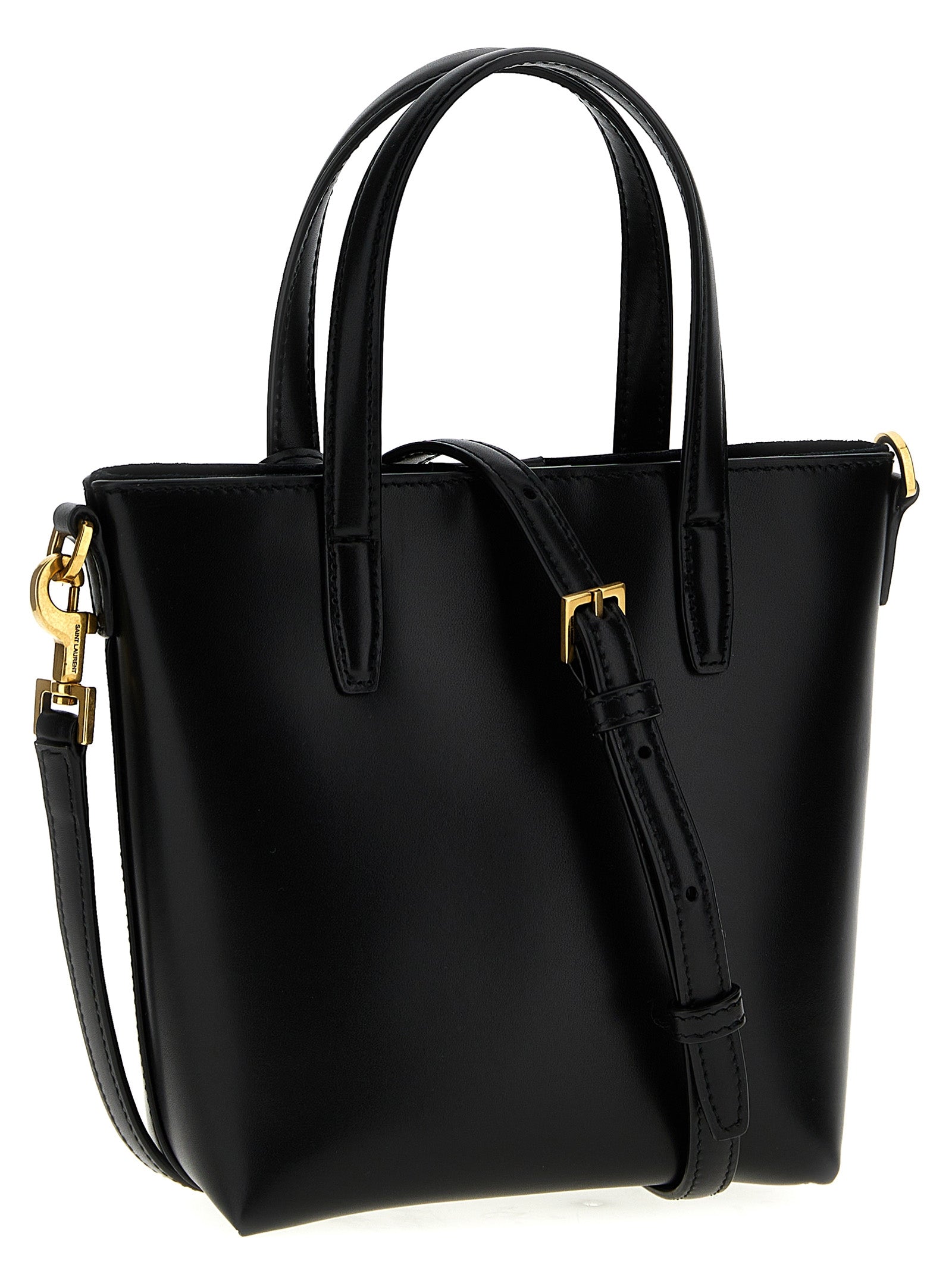 Black Calfskin Tote Bag