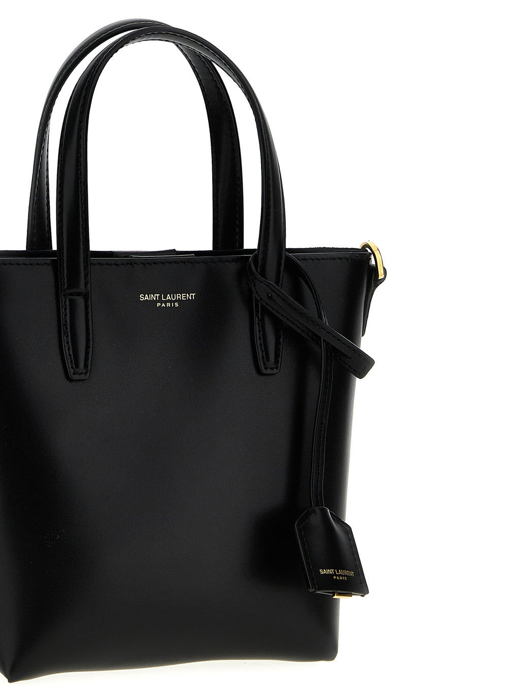 Black Calfskin Tote Bag