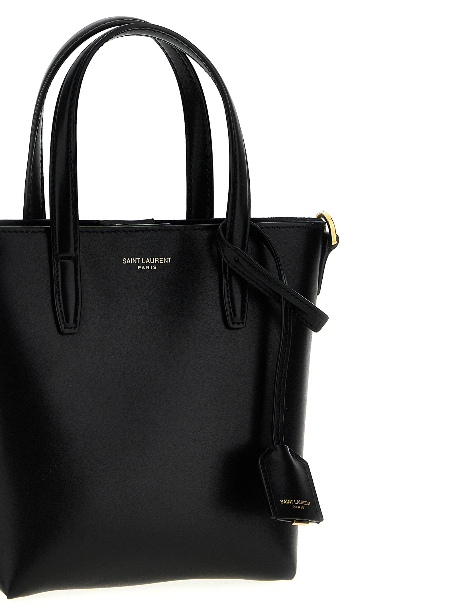 Black Calfskin Tote Bag
