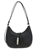 Black Leather Shoulder Bag