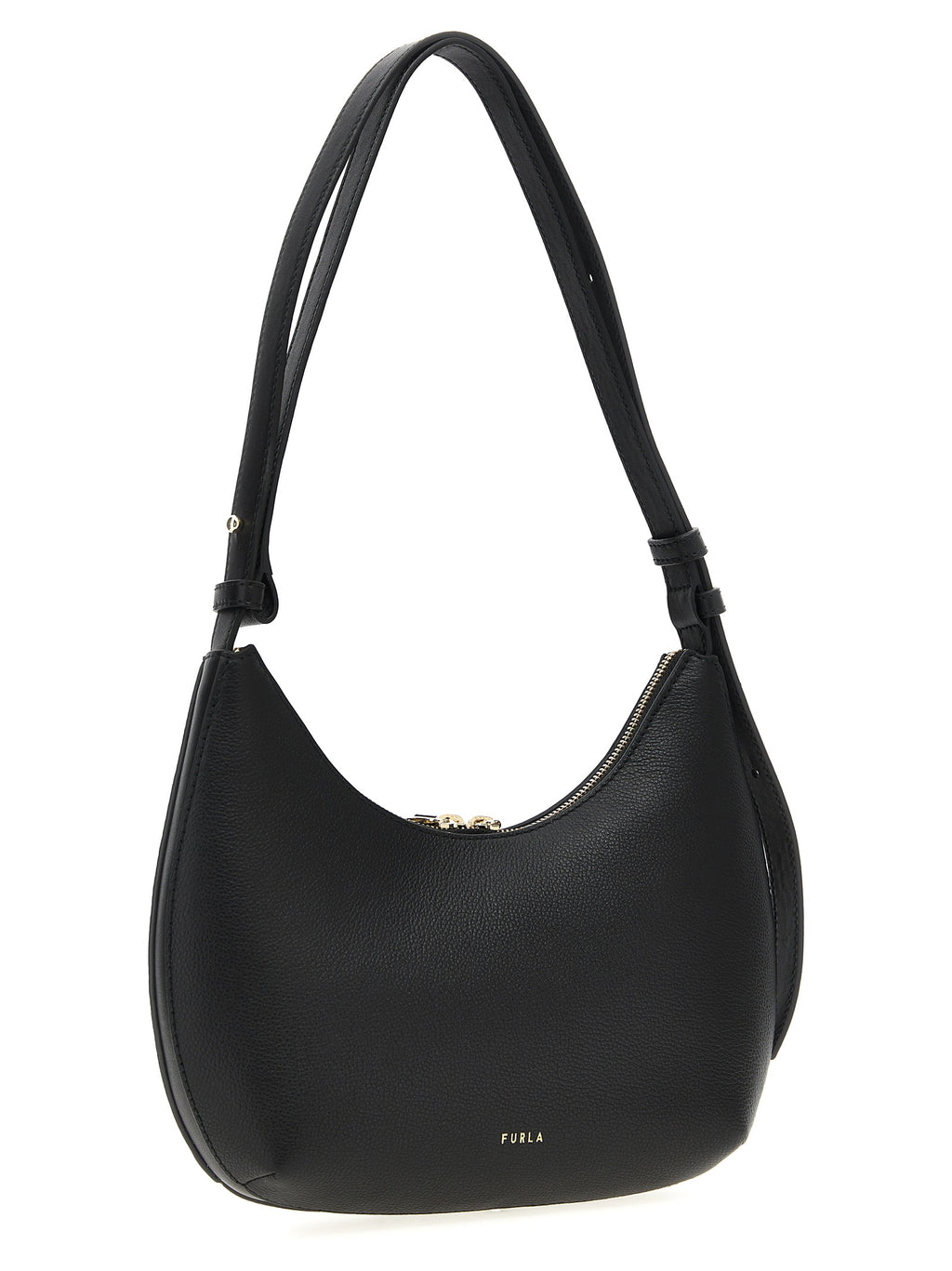 Black Leather Shoulder Bag