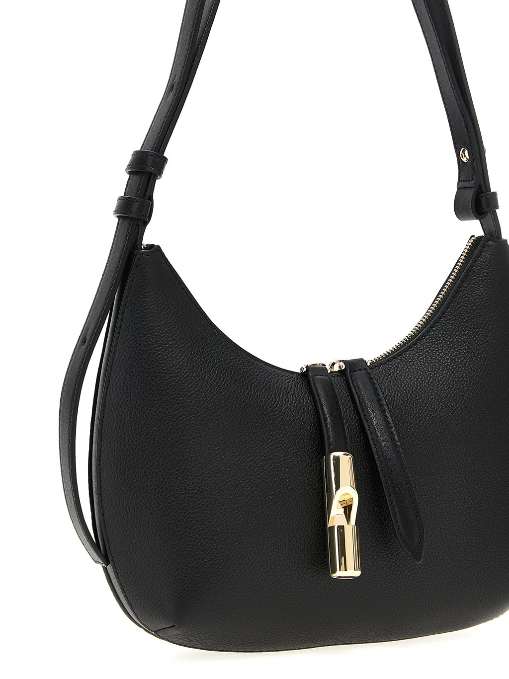 Black Leather Shoulder Bag