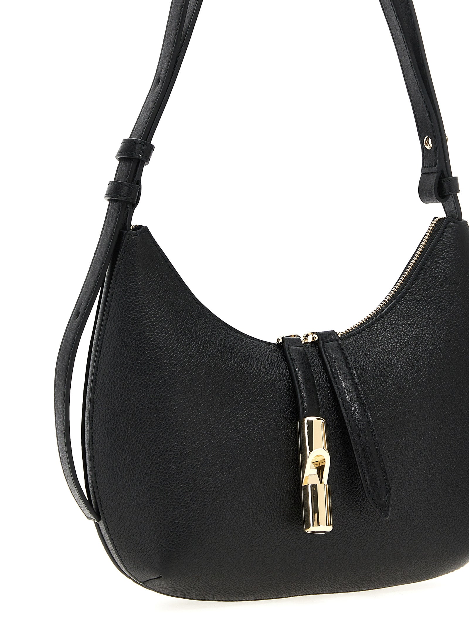 Black Leather Shoulder Bag