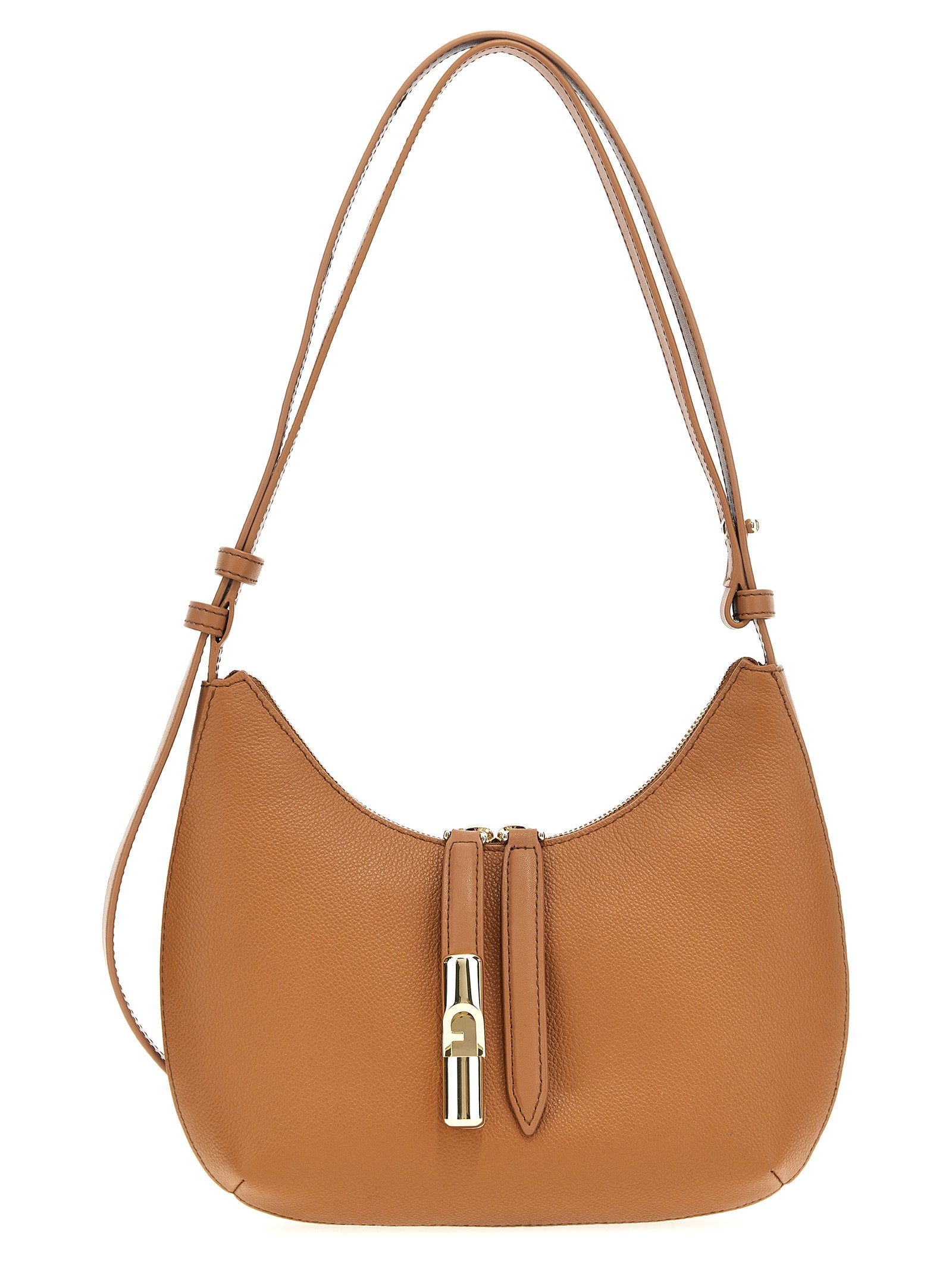 Brown Leather Shoulder Bag