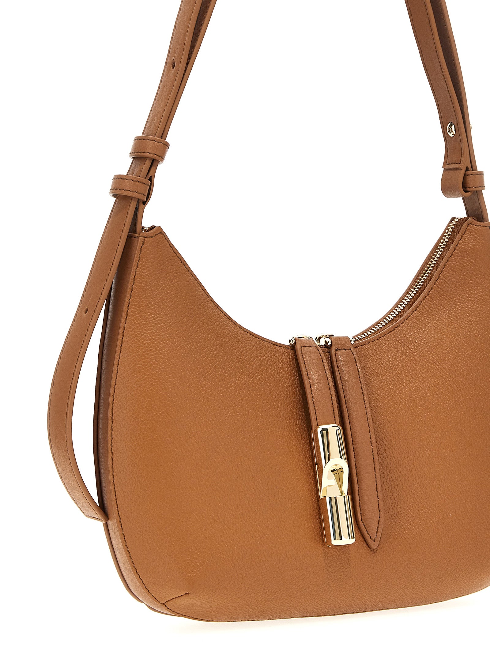 Brown Leather Shoulder Bag
