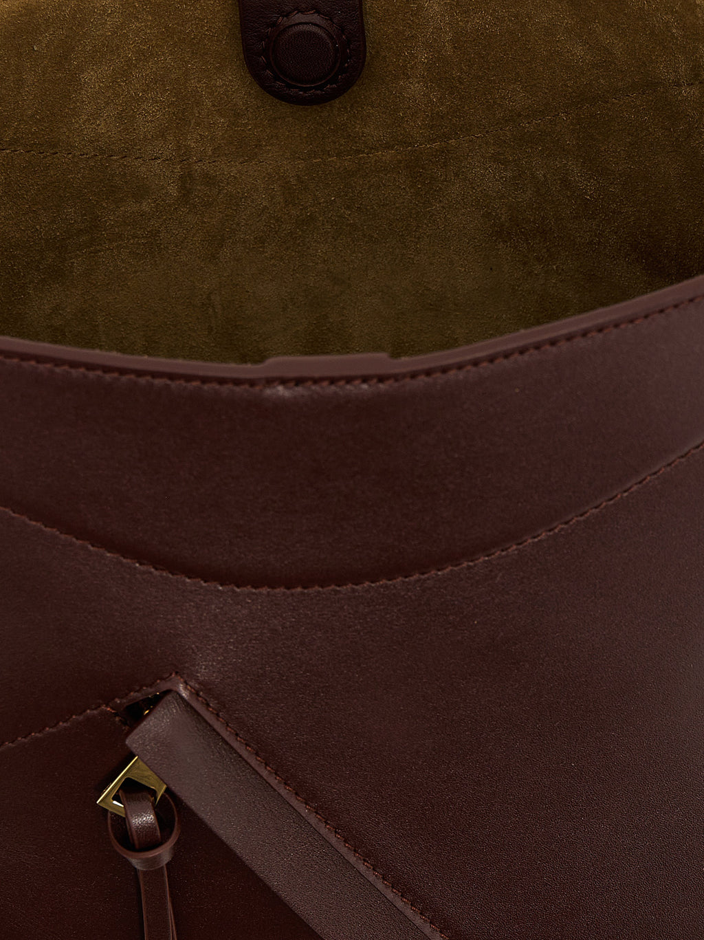 Bordeaux Calfskin Crossbody Bag