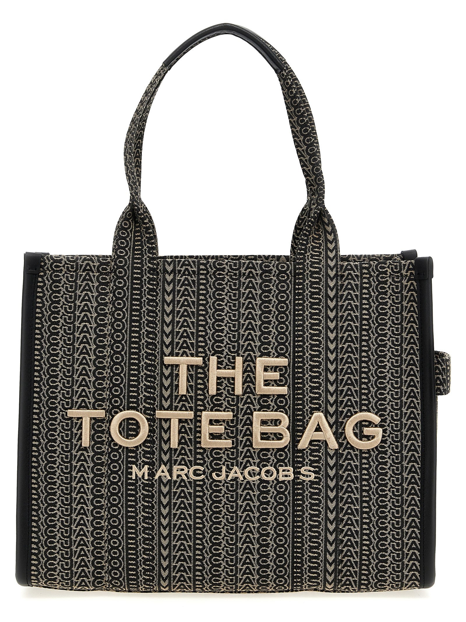 Beige Cotton Tote Bag