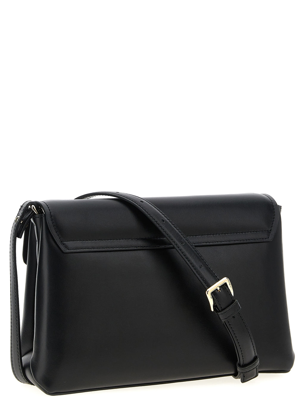 Black Leather Shoulder Bag