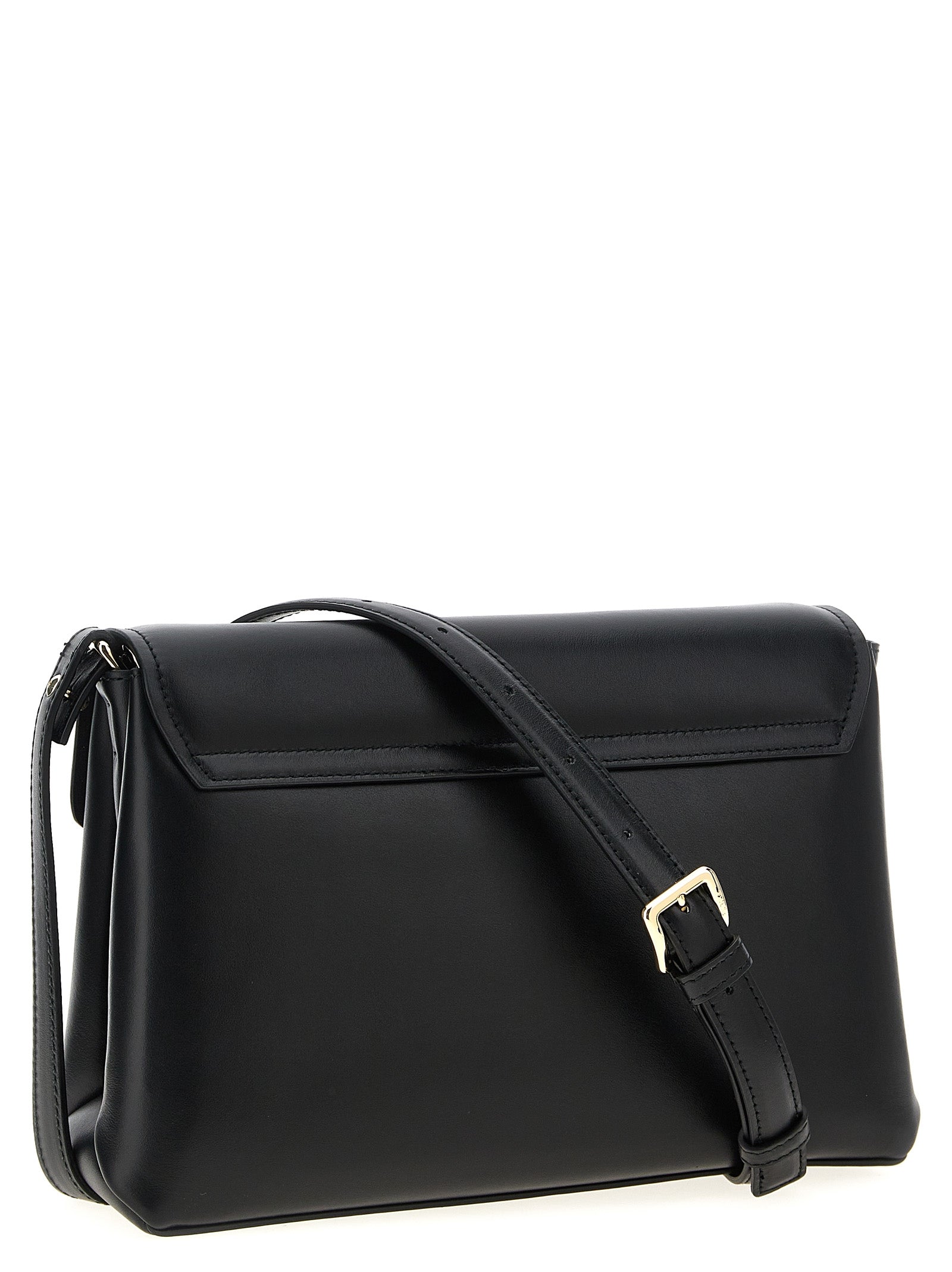 Black Leather Shoulder Bag