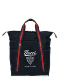 Blue Cotton Tote Bag